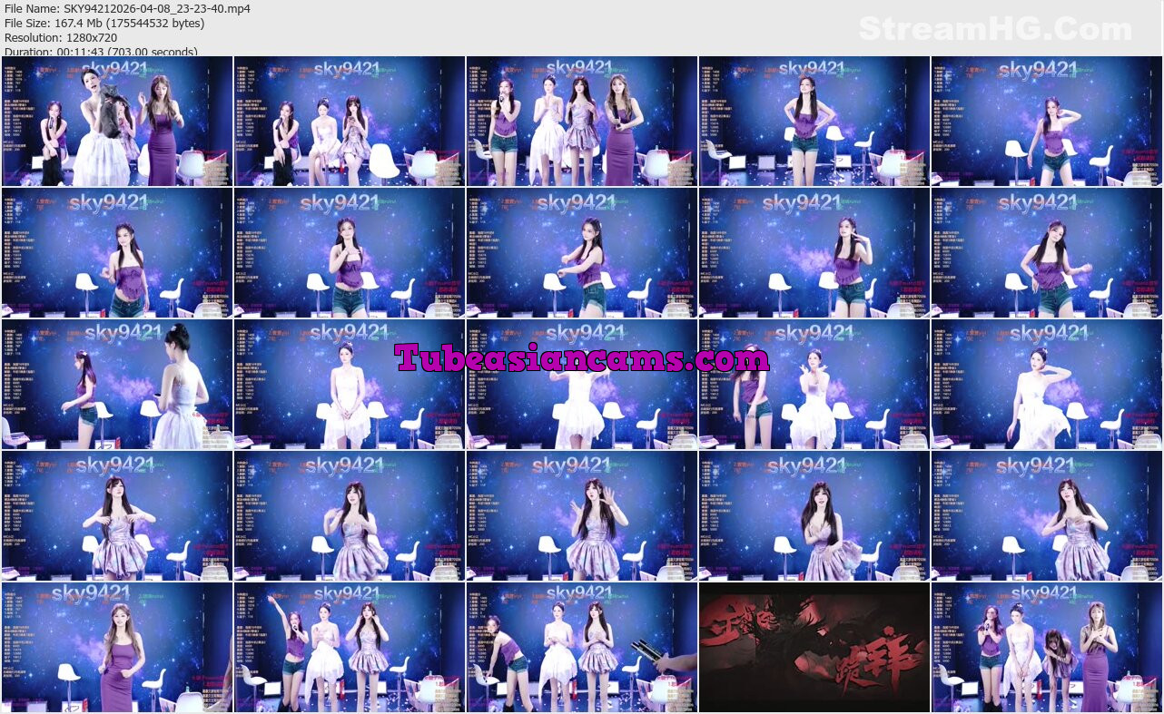 SKY9421 Camshow From stripchat 4-9-2026 | Tubeasiancams