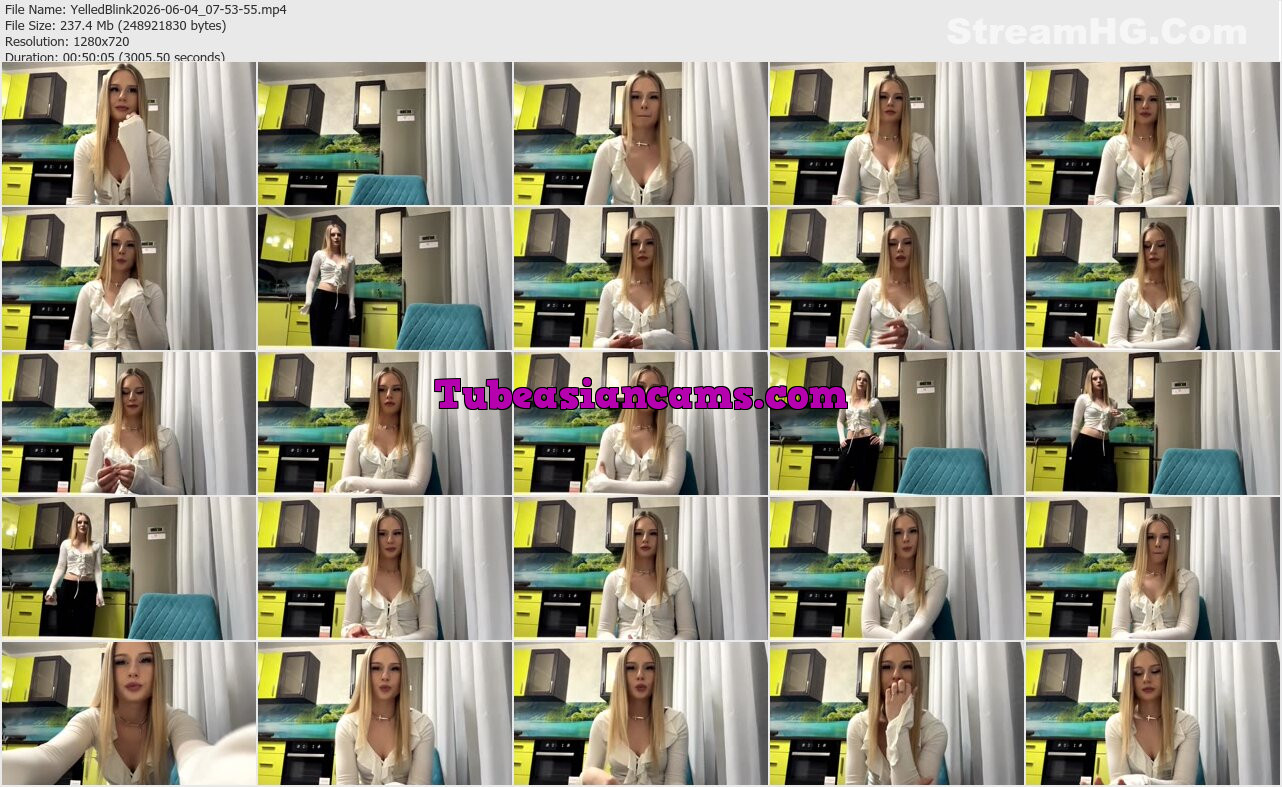 Webcam Model YelledBlink Videos | Tubeasiancams
